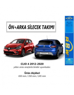 Rbw Renault Clio 4 Ön+arka...
